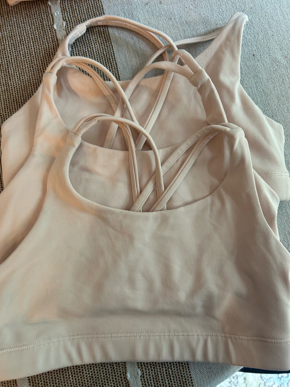 Athleta Girl, Upbeat sports bra lot of 3, NWOT, Size Medium/8-10, $75 retail
